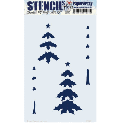 PaperArtsy PA Stencil Large E³ - Kay Carley 283 {EKC} - PS283