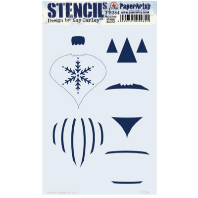 PaperArtsy PA Stencil Large E³ - Kay Carley 284 {EKC} - PS284