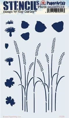PaperArtsy PA Stencil Large E³ - Kay Carley 328 {EKC} - PS328