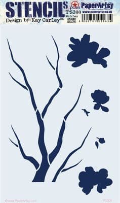 PaperArtsy PA Stencil Large E³ - Kay Carley {EKC} 300 - PS300