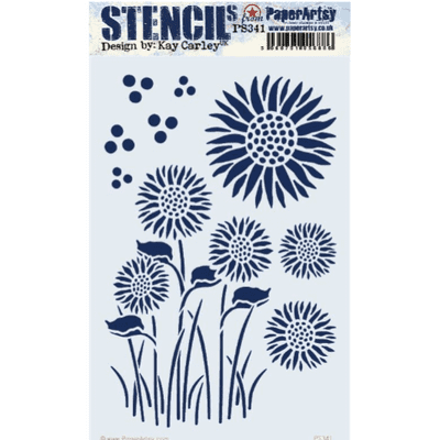 PaperArtsy PA Stencil Large E³ - Kay Carley {EKC} 341 - PS341
