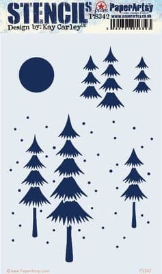 PaperArtsy PA Stencil Large E³ - Kay Carley {EKC} 342 - PS342