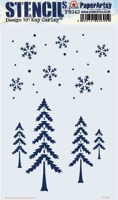 PaperArtsy PA Stencil Large E³ - Kay Carley {EKC} 343 - PS343