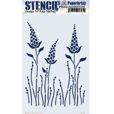 PaperArtsy PA Stencil Large E³ - Kay Carley {EKC} 356 - PS356