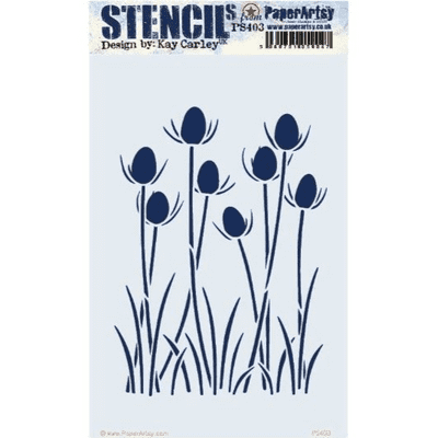 PaperArtsy PA Stencil Large E³ - Kay Carley {EKC} 403 - PS403