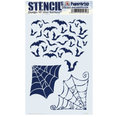 PaperArtsy PA Stencil Large E³ - Nicci Battilana 288 {ENB} - PS288