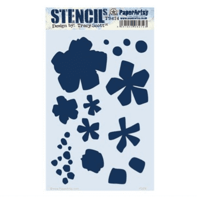 PaperArtsy PA Stencil Large - Tracy Scott 474 - PS474
