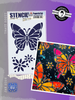 PaperArtsy PA Stencil Large - Tracy Scott 497 - PS497