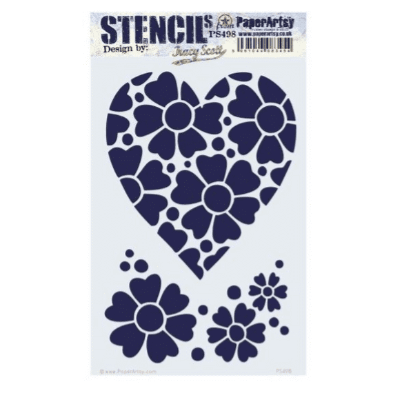 PaperArtsy PA Stencil Large - Tracy Scott 498 - PS498