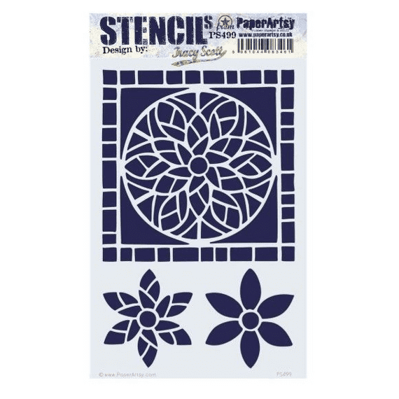 PaperArtsy PA Stencil Large - Tracy Scott 499 - PS499