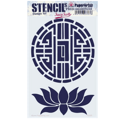 PaperArtsy PA Stencil Large - Tracy Scott 520 - PS520
