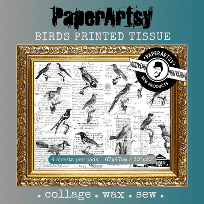 PaperArtsy Printed Tissue Paper - Birds
