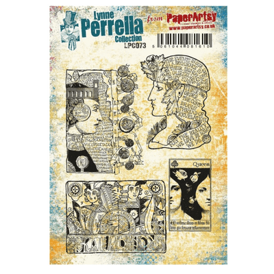 Paperartsy Rubber Mounted  Stamps - Lynne Perrella Collection - LPC073