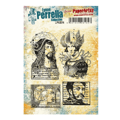Paperartsy Rubber Mounted  Stamps - Lynne Perrella Collection - LPC074