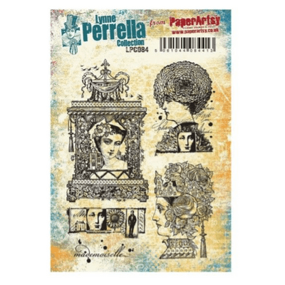 Paperartsy Rubber Mounted  Stamps - Lynne Perrella Collection - LPC084