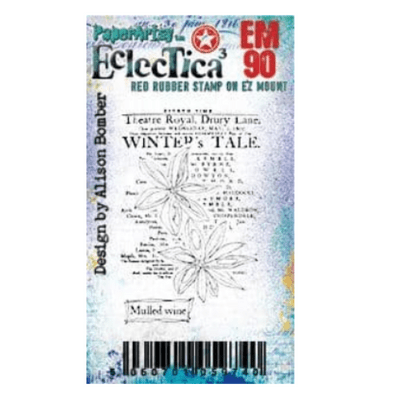 PaperArtsy Rubber Stamp Eclectica³ {Alison Bomber} Mini 90 - EM90