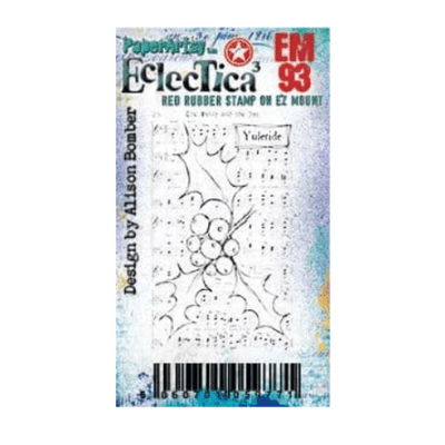 PaperArtsy Rubber Stamp Eclectica³ {Alison Bomber} Mini 93 - EM93
