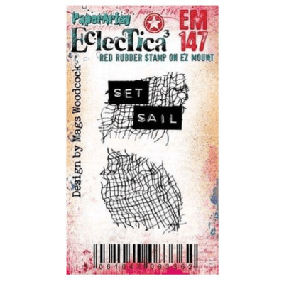 PaperArtsy Rubber Stamp Eclectica³ {Mags Woodcock} Mini 147 - EM147