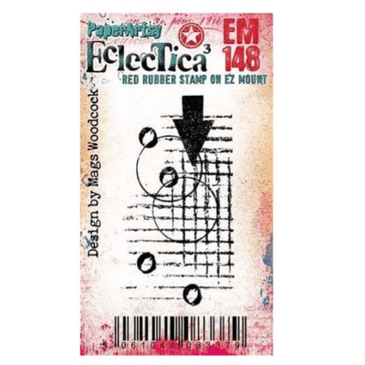 PaperArtsy Rubber Stamp Eclectica³ {Mags Woodcock} Mini 148 - EM148