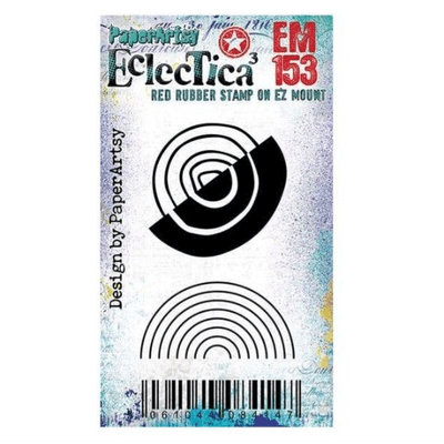 PaperArtsy Rubber Stamp Eclectica³ {PA} Mini 153 - EM153