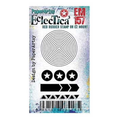 PaperArtsy Rubber Stamp Eclectica³ {PA} Mini 157 - EM157