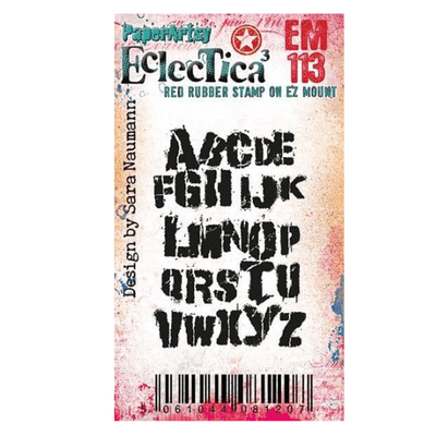 PaperArtsy Rubber Stamp Eclectica³ {Sara Naumann} Mini 113 - EM113