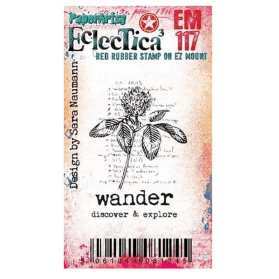 PaperArtsy Rubber Stamp Eclectica³ {Sara Naumann} Mini 117 - EM117