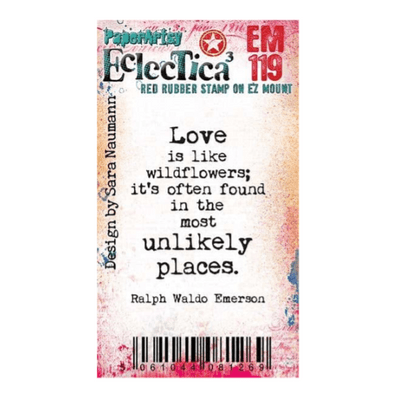 PaperArtsy Rubber Stamp Eclectica³ {Sara Naumann} Mini 119 - EM119