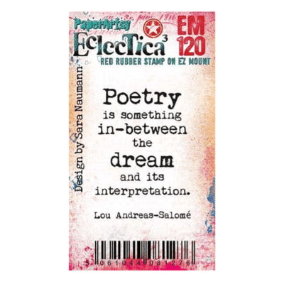 PaperArtsy Rubber Stamp Eclectica³ {Sara Naumann} Mini 120 - EM120