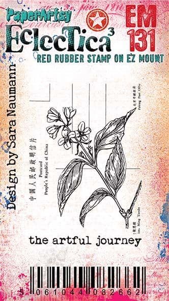 PaperArtsy Rubber Stamp Eclectica³ {Sara Naumann} Mini 131 - EM131