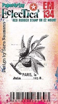 PaperArtsy Rubber Stamp Eclectica³ {Sara Naumann} Mini 134 - EM134