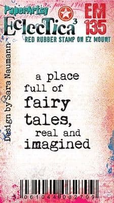 PaperArtsy Rubber Stamp Eclectica³ {Sara Naumann} Mini 135 - EM135