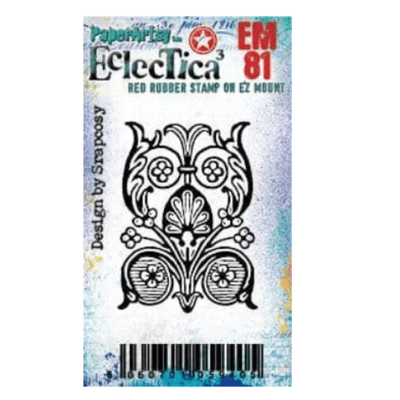 PaperArtsy Rubber Stamp Eclectica³ {Scrapcosy} Mini 81 - EM81