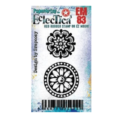 PaperArtsy Rubber Stamp Eclectica³ {Scrapcosy} Mini 83 - EM83