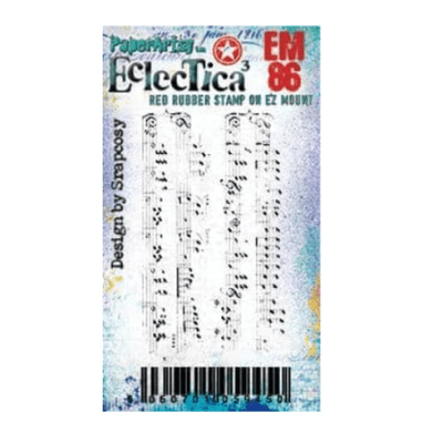 PaperArtsy Rubber Stamp Eclectica³ {Scrapcosy} Mini 86 - EM86