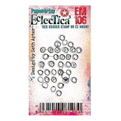 PaperArtsy Rubber Stamp Eclectica³ {Seth Apter} Mini 106 - EM106