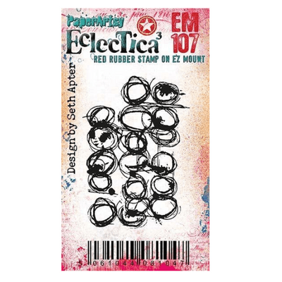PaperArtsy Rubber Stamp Eclectica³ {Seth Apter} Mini 107 - EM107
