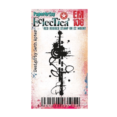 PaperArtsy Rubber Stamp Eclectica³ {Seth Apter} Mini 108 - EM108