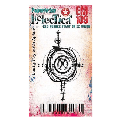 PaperArtsy Rubber Stamp Eclectica³ {Seth Apter} Mini 109 - EM109