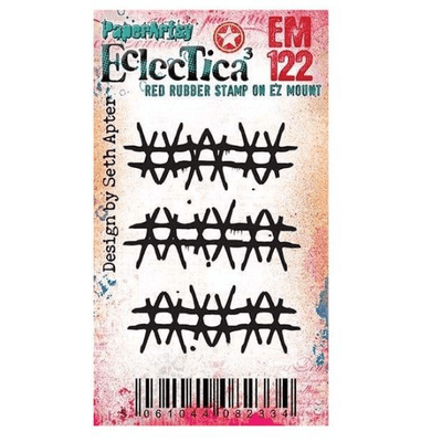PaperArtsy Rubber Stamp Eclectica³ {Seth Apter} Mini 122 - EM122