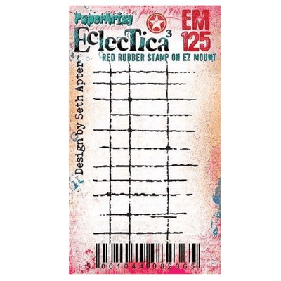 PaperArtsy Rubber Stamp Eclectica³ {Seth Apter} Mini 125 - EM125