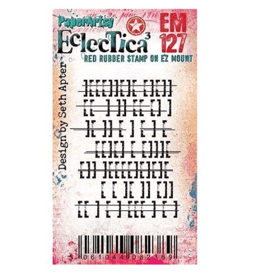 PaperArtsy Rubber Stamp Eclectica³ {Seth Apter} Mini 127 - EM127