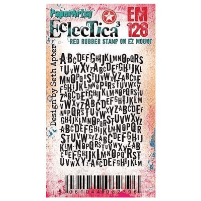 PaperArtsy Rubber Stamp Eclectica³ {Seth Apter} Mini 128 - EM128
