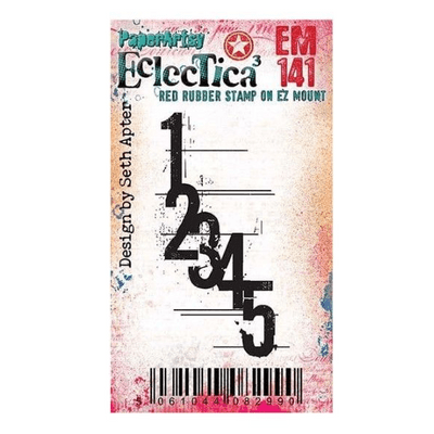 PaperArtsy Rubber Stamp Eclectica³ {Seth Apter} Mini 141 - EM141