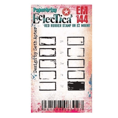PaperArtsy Rubber Stamp Eclectica³ {Seth Apter} Mini 144 - EM144