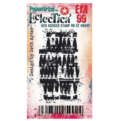 PaperArtsy Rubber Stamp Eclectica³ {Seth Apter} Mini 99 - EM99