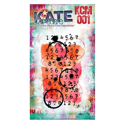 PaperArtsy Rubber Stamp - Kate Crane Mini 001 - KCM001