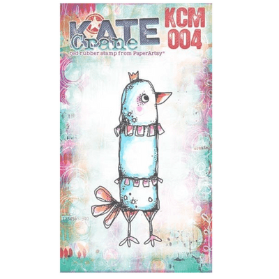 PaperArtsy Rubber Stamp - Kate Crane Mini 004 - KCM004