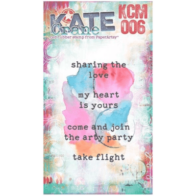 PaperArtsy Rubber Stamp - Kate Crane Mini 006 - KCM006