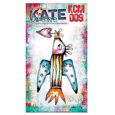 PaperArtsy Rubber Stamp - Kate Crane Mini 009 - KCM009